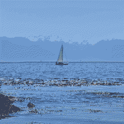 Sailboat A sailboat on the water